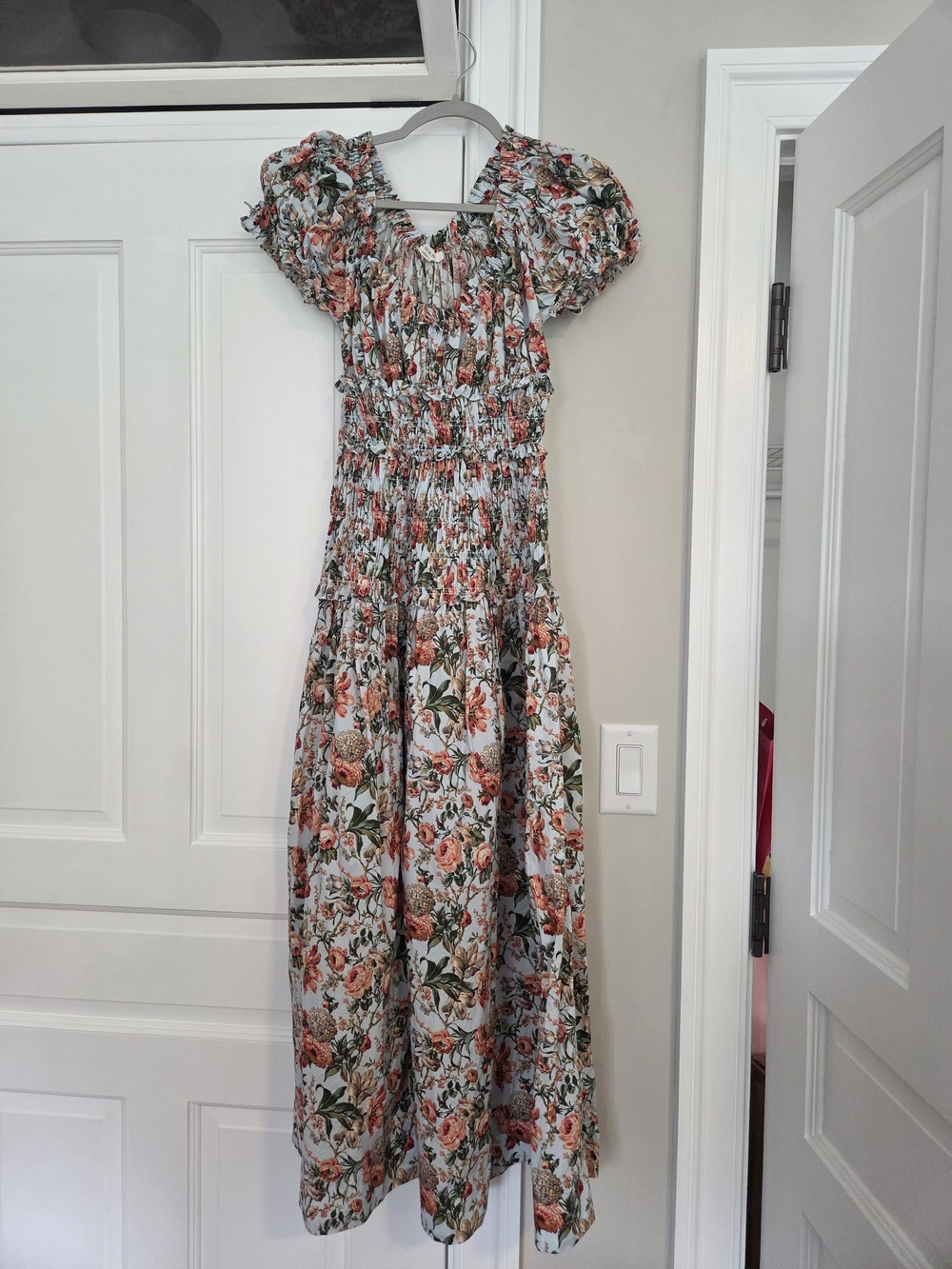Leanne Dress In Calico Garden - Picture 2 of 8